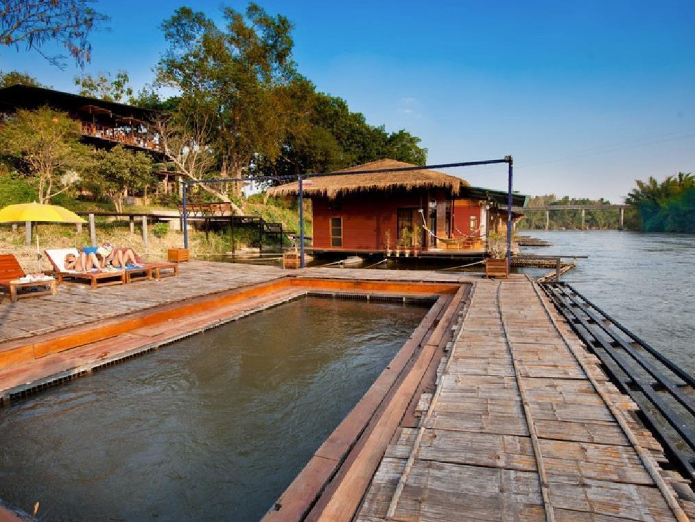 Boutique Raft Resort, River Kwai Ban Huai Maenam Noi Exteriör bild