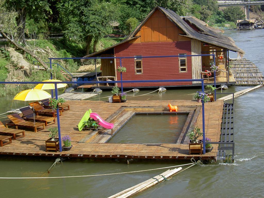 Boutique Raft Resort, River Kwai Ban Huai Maenam Noi Exteriör bild